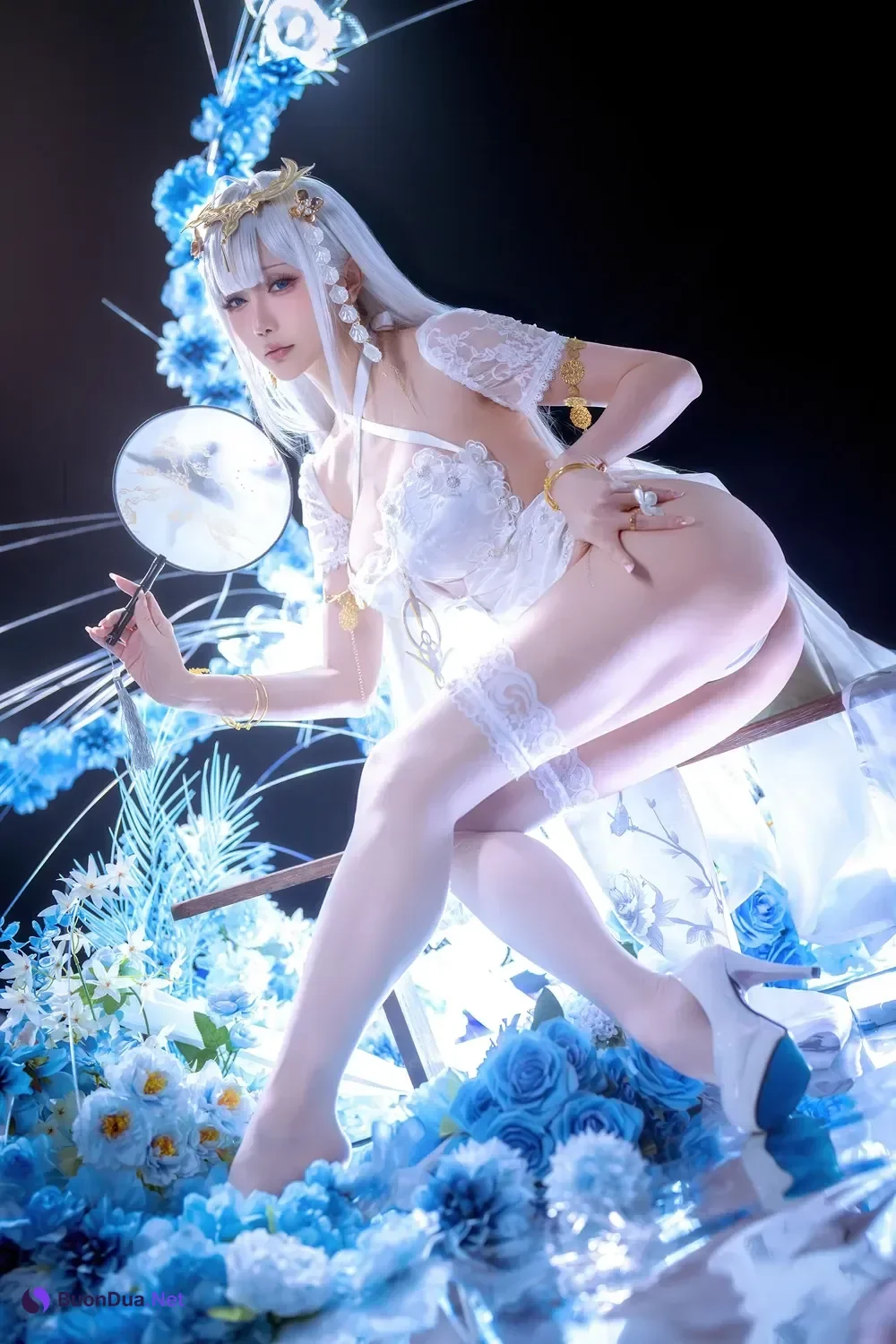 Cosplay 星之迟迟Hoshilily – 碧蓝航线 埃姆登 - Photo 16