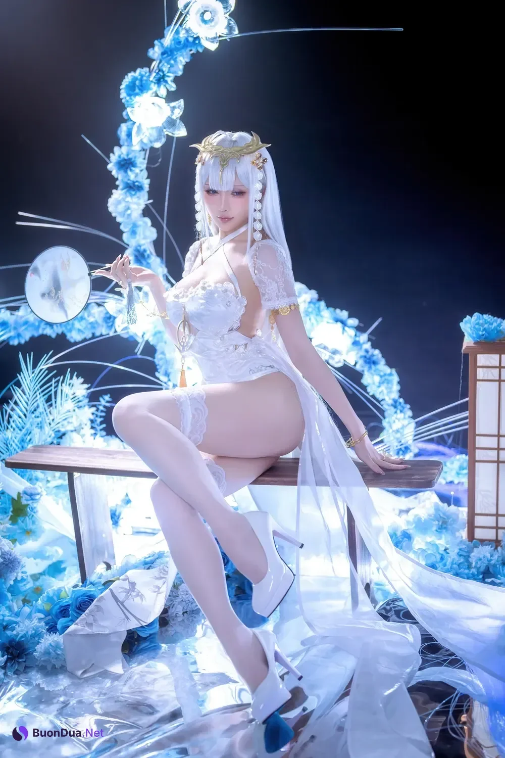 Cosplay 星之迟迟Hoshilily – 碧蓝航线 埃姆登 - Photo 2