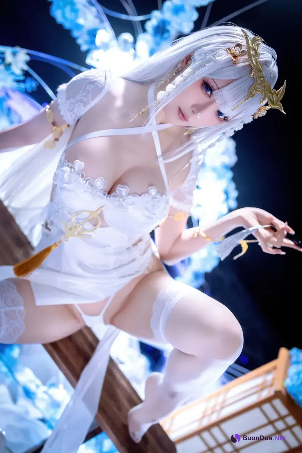 Cosplay 星之迟迟Hoshilily – 碧蓝航线 埃姆登 - Photo 6