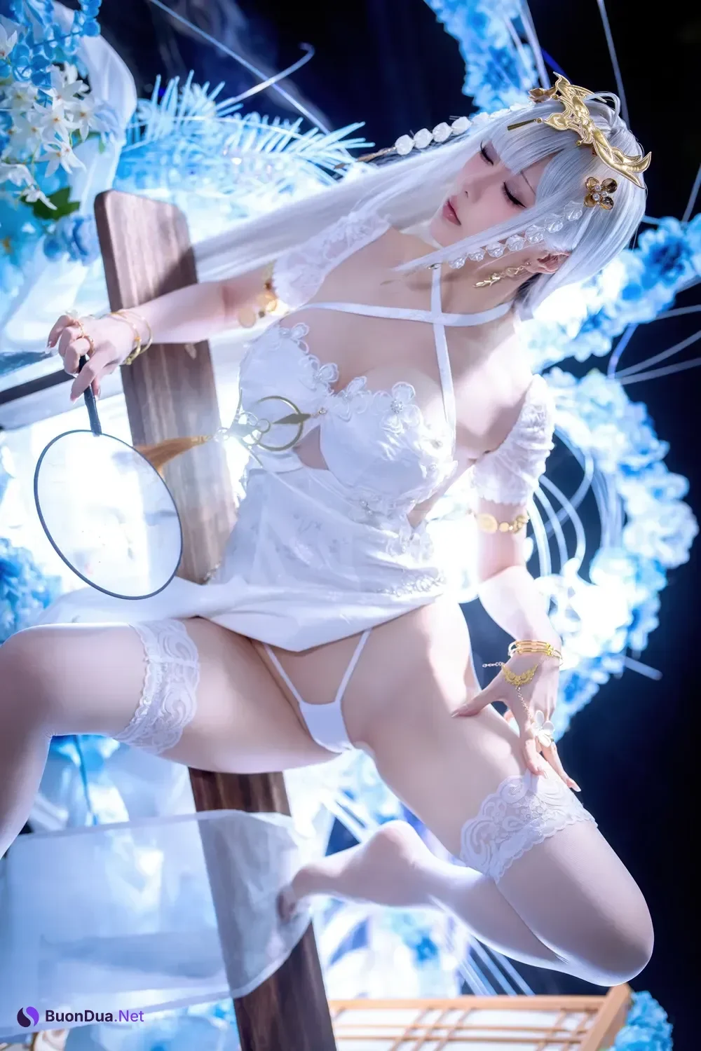 Cosplay 星之迟迟Hoshilily – 碧蓝航线 埃姆登 - Photo 9