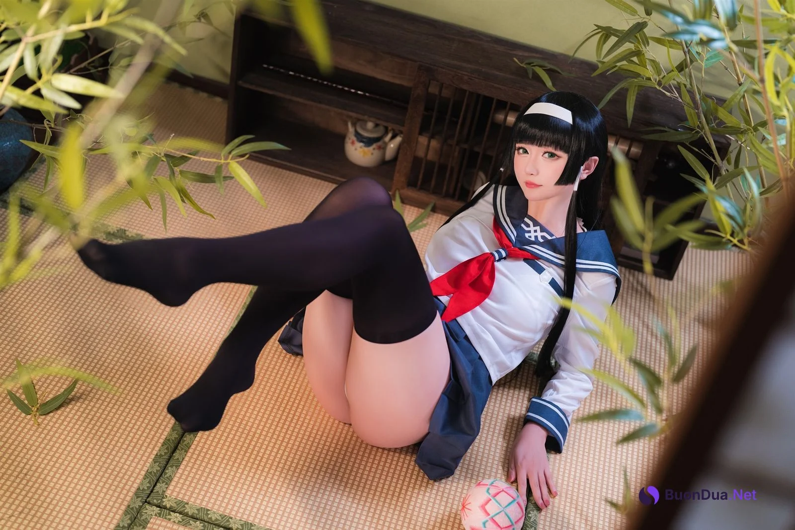 Cosplay 星之迟迟Hoshilily 莲花JK - Photo 7