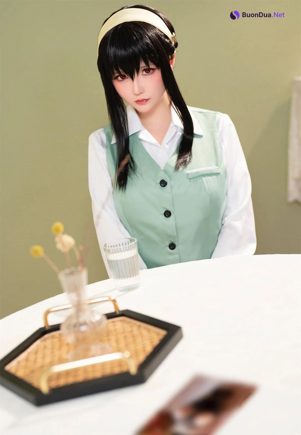 Cosplay 星之迟迟Hoshilily 圣诞节 约尔 OL制服 - Photo 6