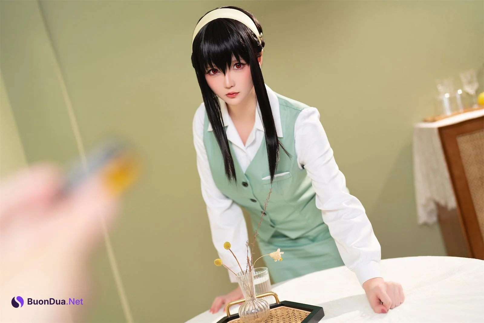 Cosplay 星之迟迟Hoshilily 圣诞节 约尔 OL制服 - Photo 8
