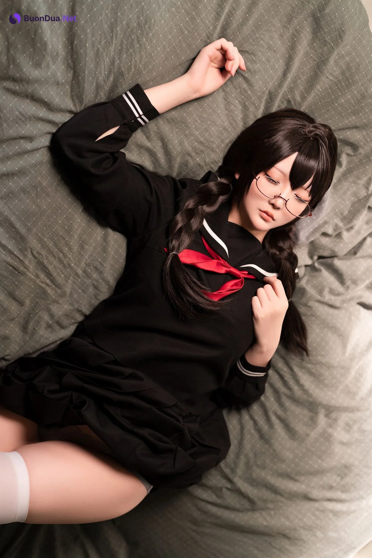 Cosplay 星之迟迟Hoshilily 图书管理员 Set.02 - Photo 16