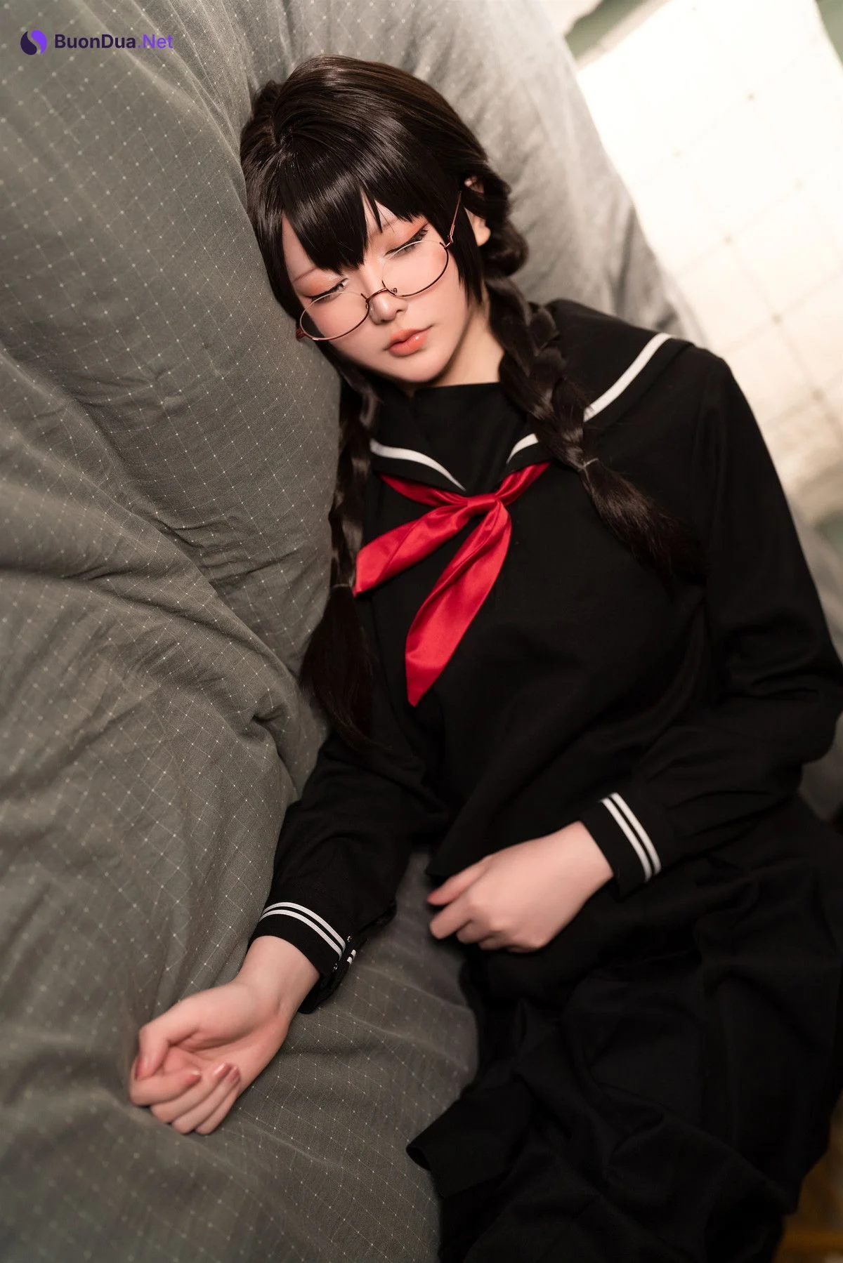 Cosplay 星之迟迟Hoshilily 图书管理员 Set.02 - Photo 8