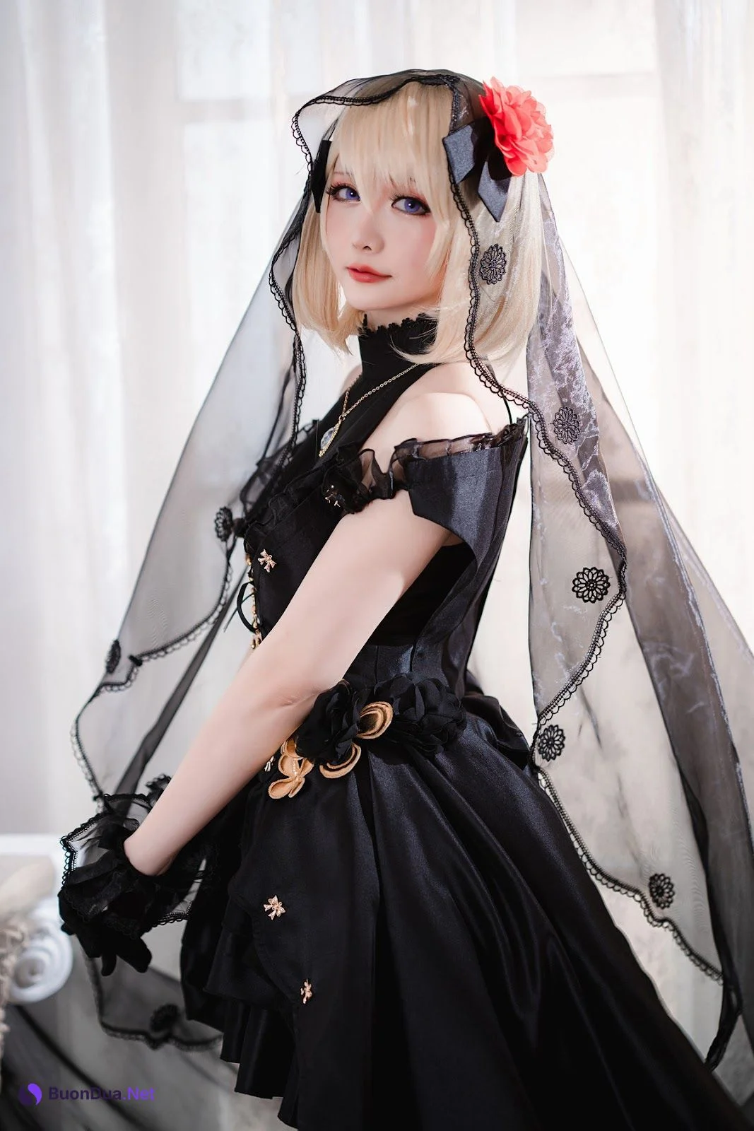 Cosplay 星之迟迟Hoshilily Z23婚纱 - Photo 6