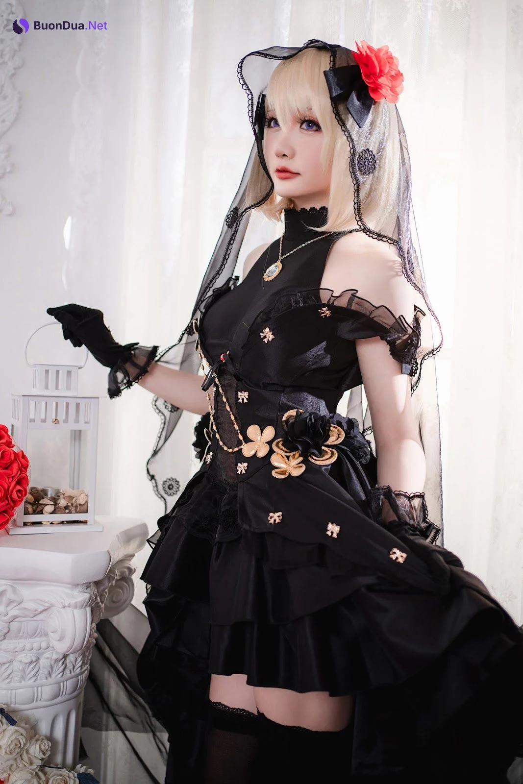 Cosplay 星之迟迟Hoshilily Z23婚纱 - Photo 7