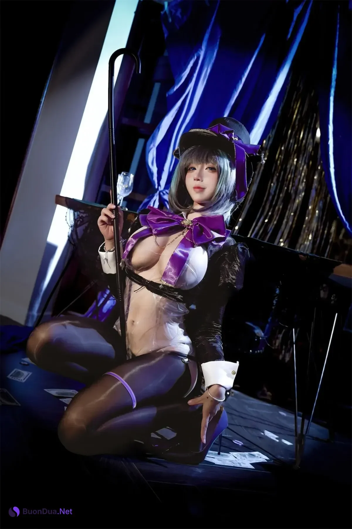 Cosplay 九曲Jean – 柴郡绚烂夜梦 - Photo 11