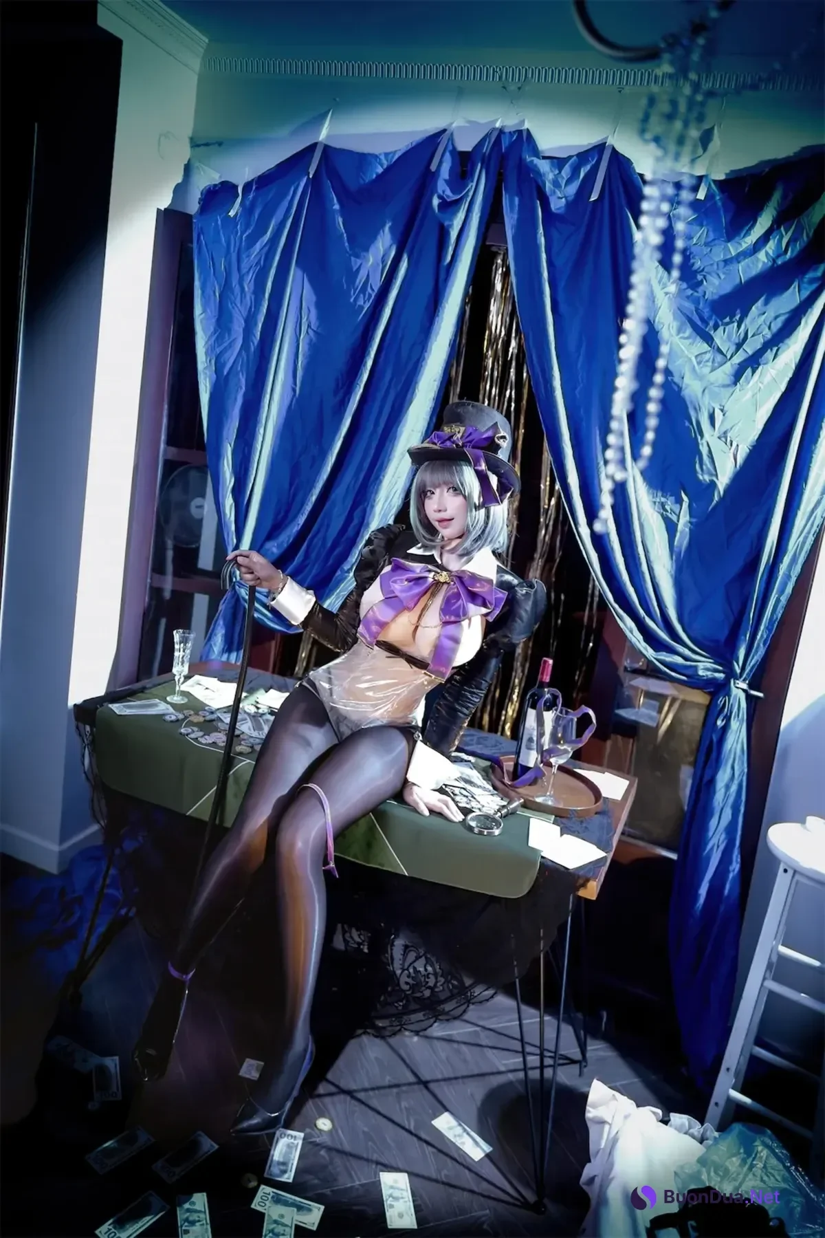 Cosplay 九曲Jean – 柴郡绚烂夜梦 - Photo 2