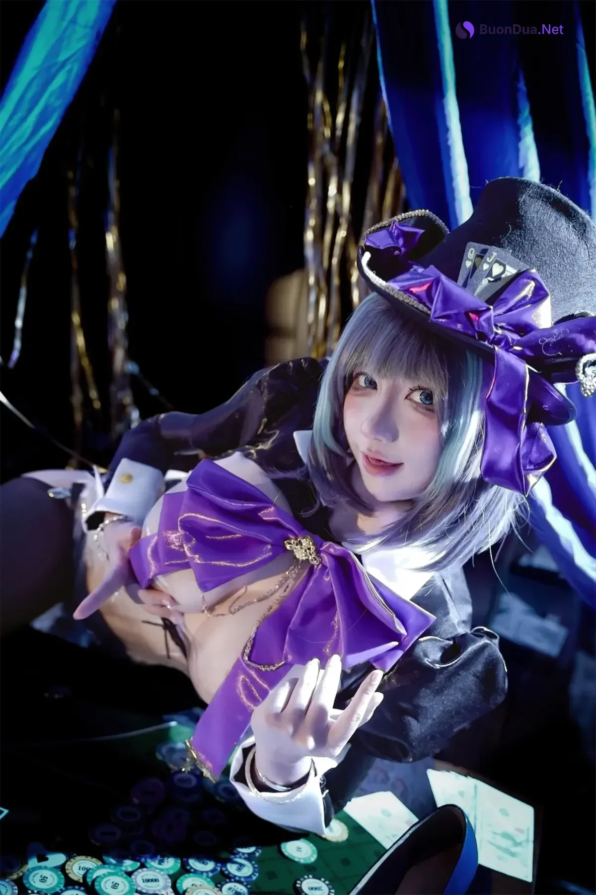Cosplay 九曲Jean – 柴郡绚烂夜梦 - Photo 8