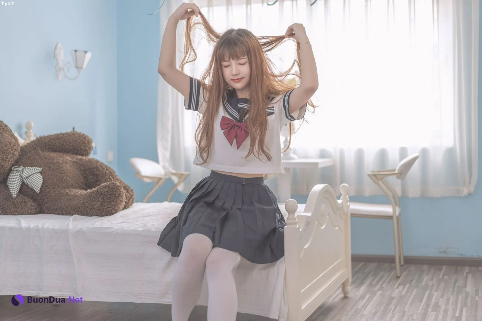 Cosplay 一隻雲燒 JK少女 - Photo 4