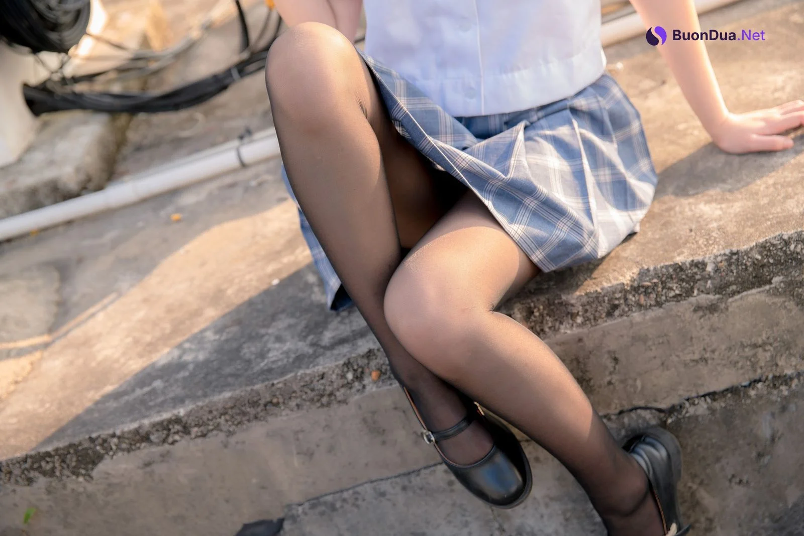 Cosplay 您的蛋蛋 天台JK - Photo 10