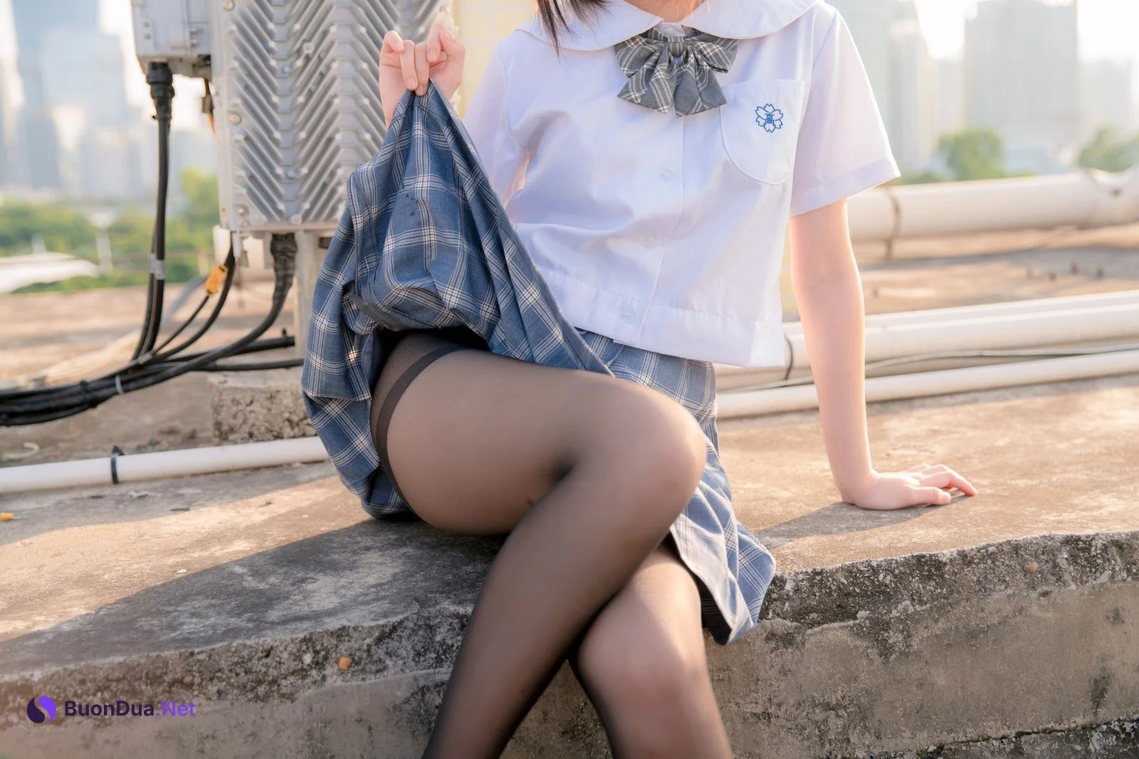 Cosplay 您的蛋蛋 天台JK - Photo 6