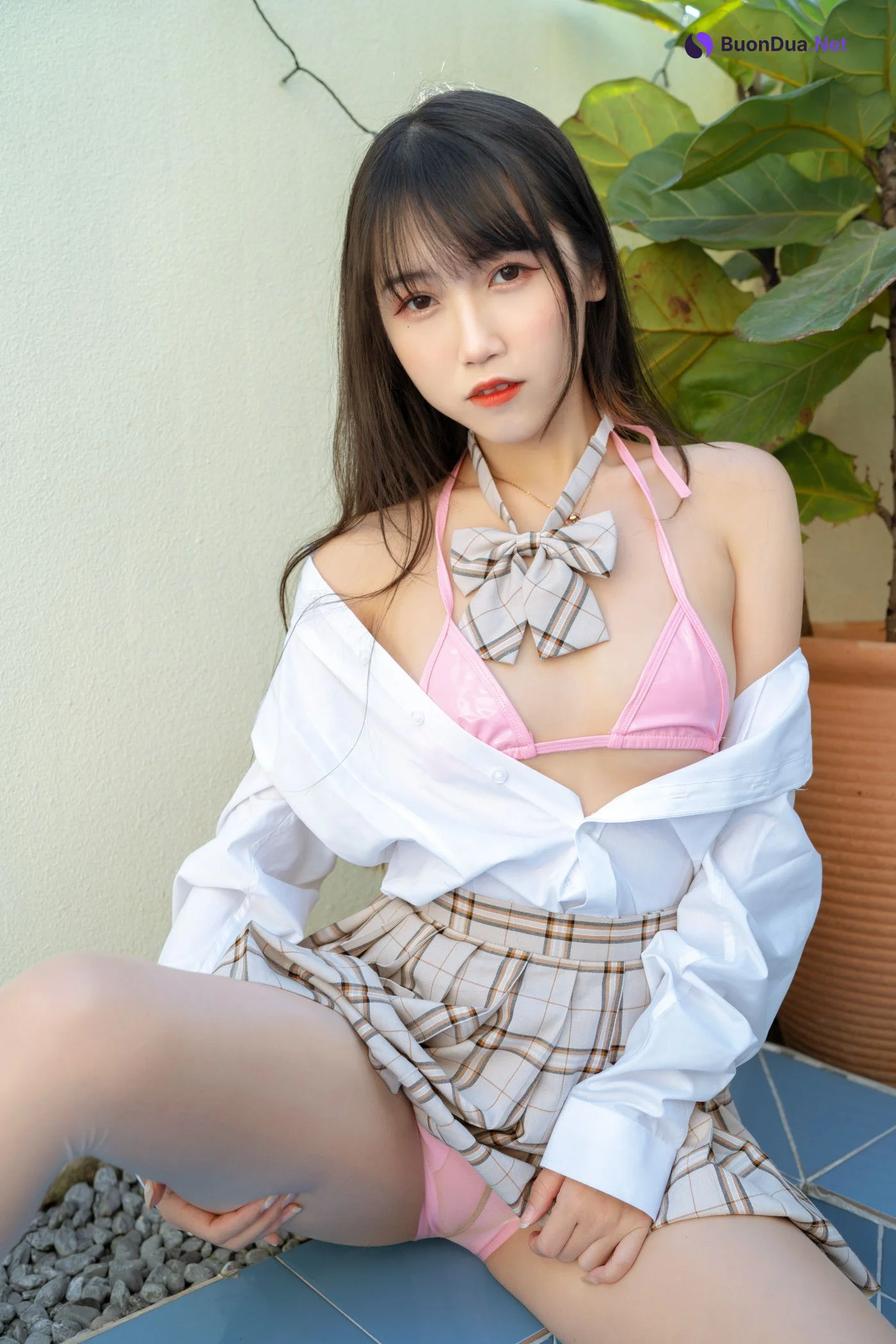 Cosplay 不呆猫 绳艺 JK制服 - Photo 10