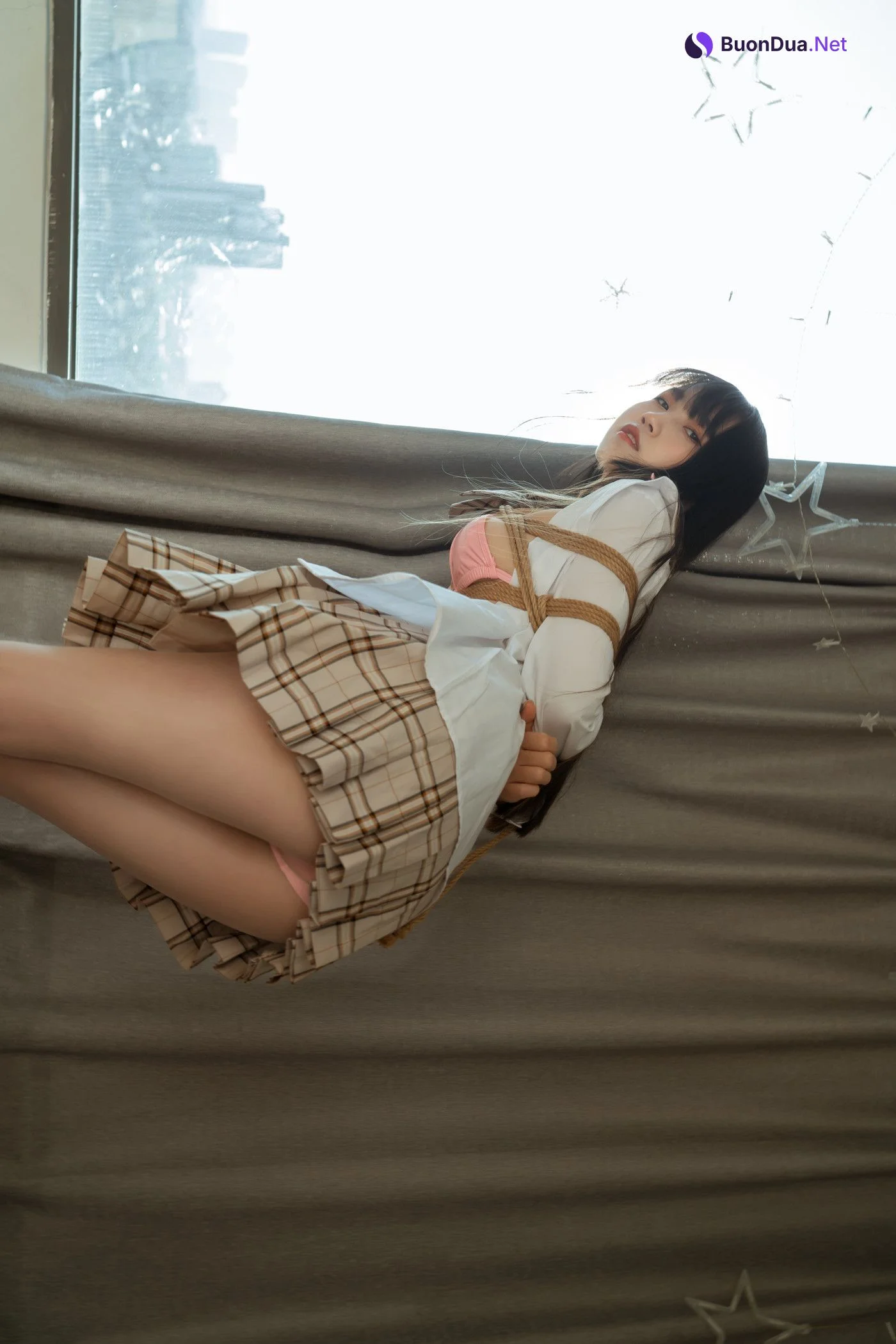 Cosplay 不呆猫 绳艺 JK制服 - Photo 14