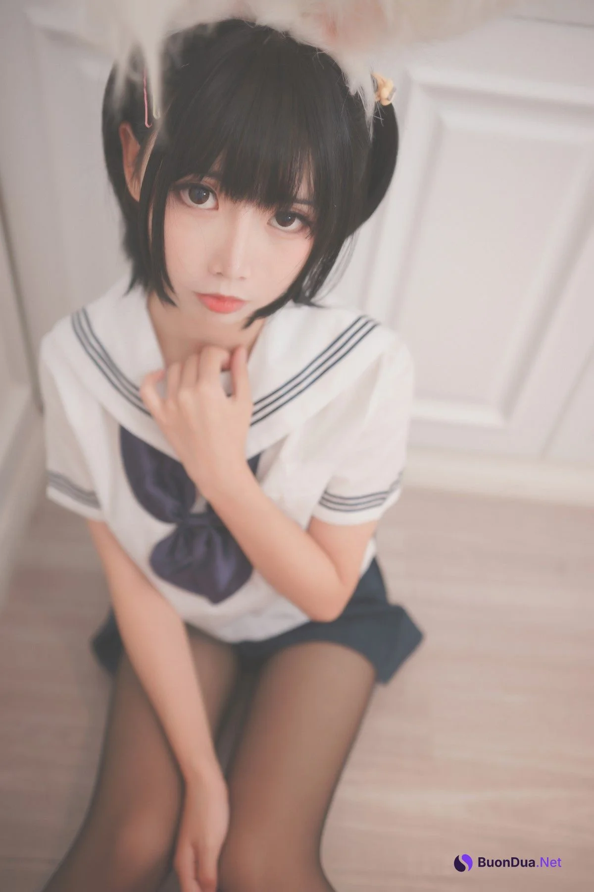 Cosplay 面饼仙儿 面饼兔耳jk - Photo 5