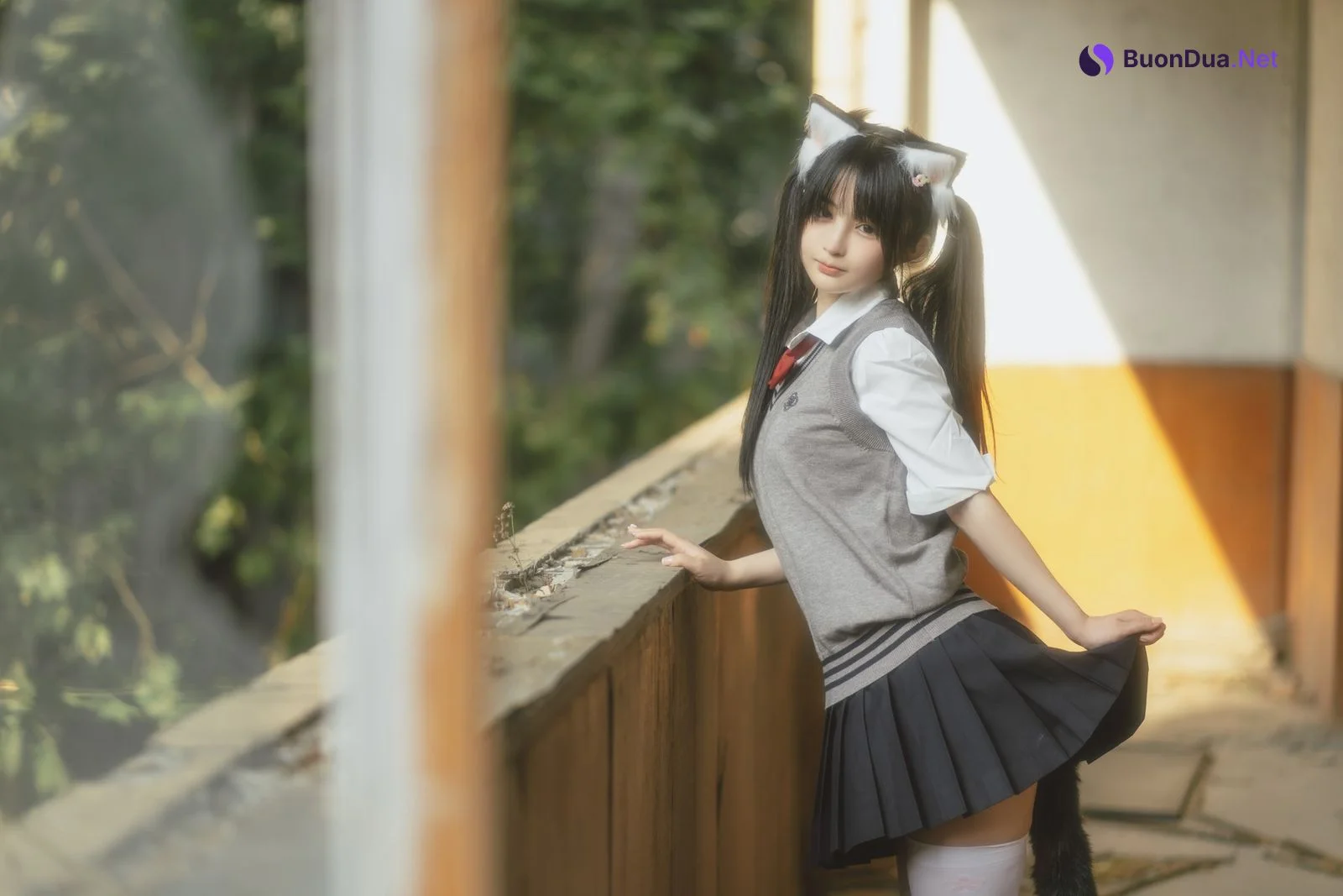 桜井宁宁 Cosplay 废墟jk - Photo 3