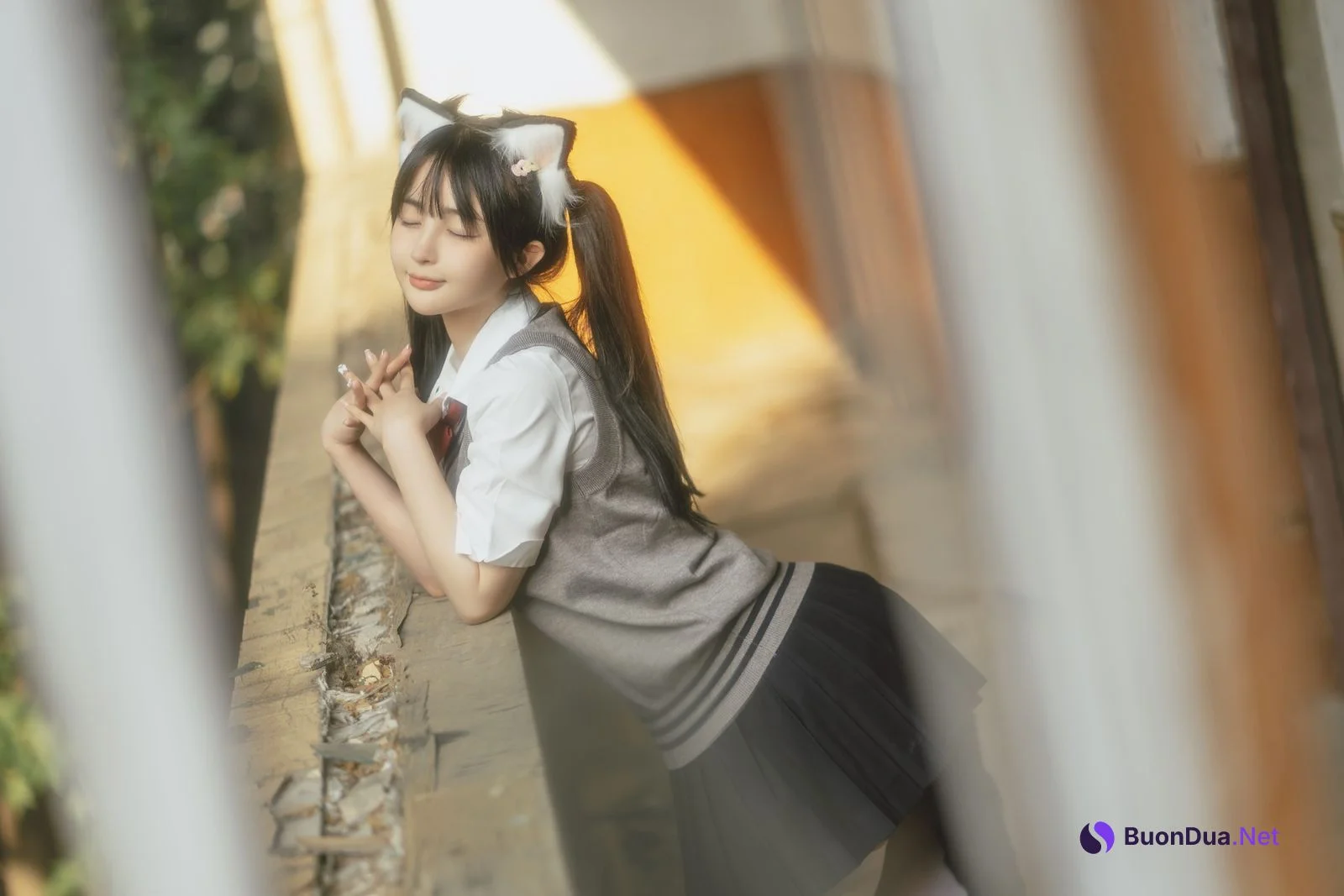 桜井宁宁 Cosplay 废墟jk - Photo 4