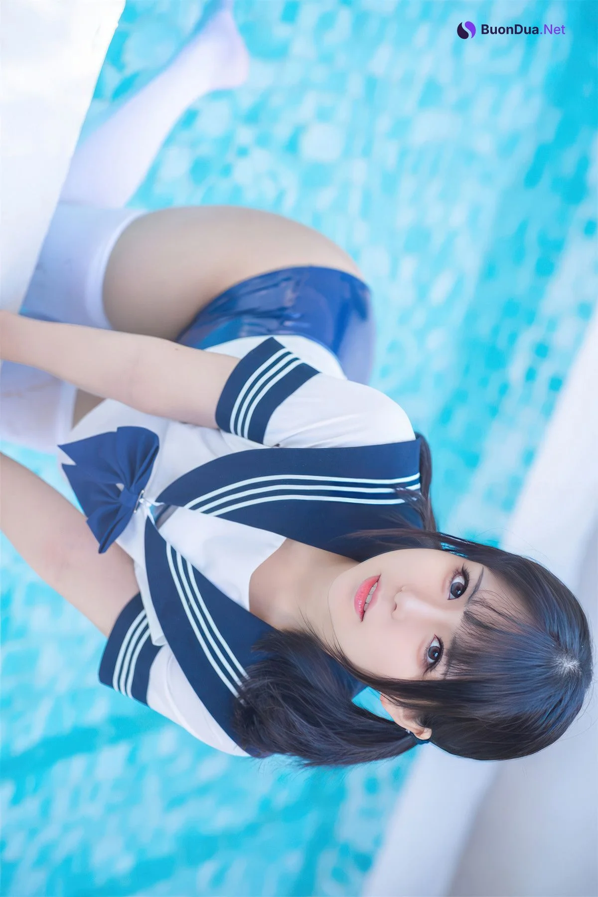 Cosplay 虎森森 JK死库水 JK Water Splash - Photo 15