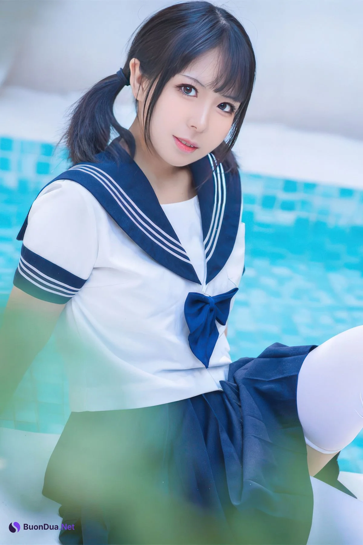 Cosplay 虎森森 JK死库水 JK Water Splash - Photo 4