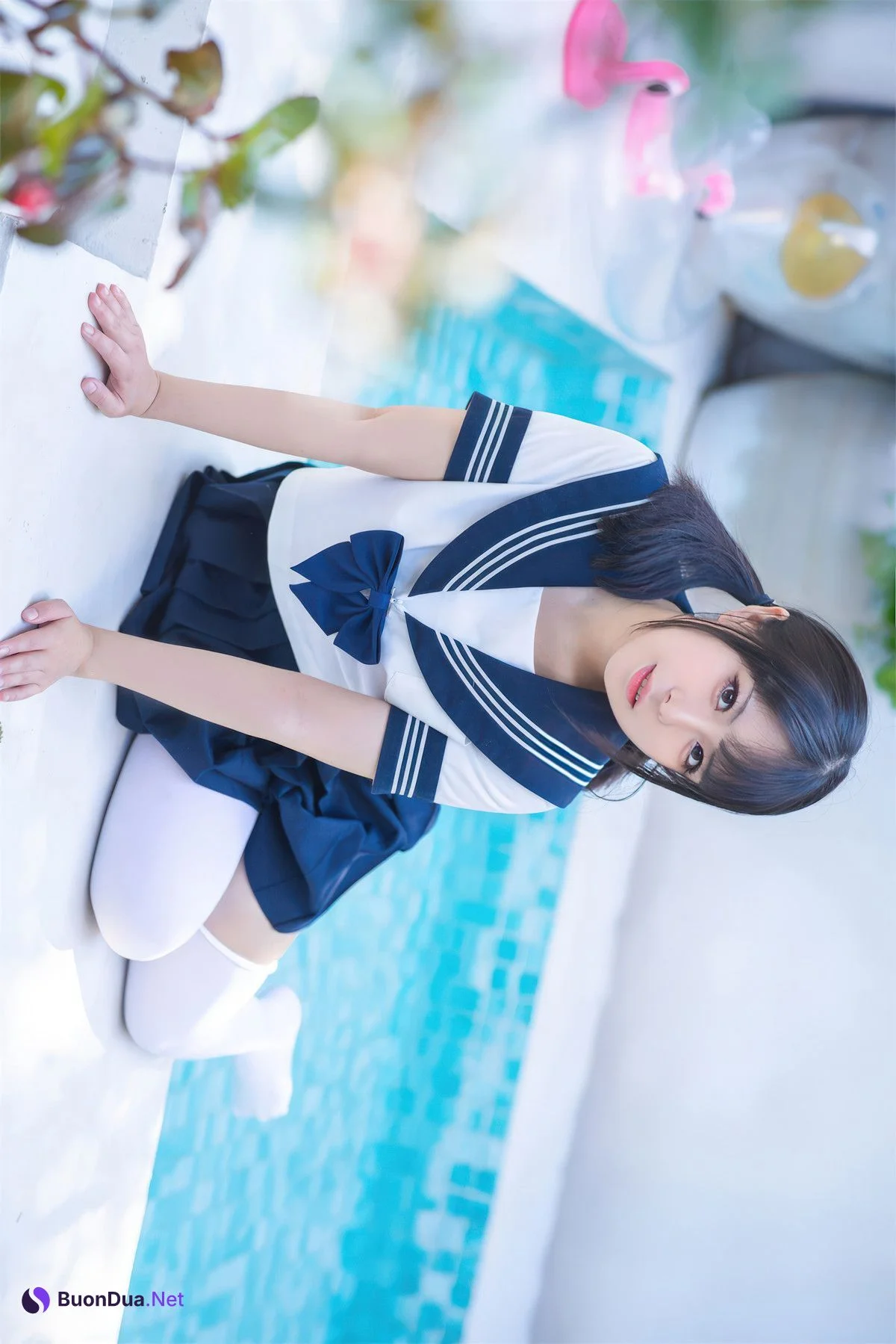 Cosplay 虎森森 JK死库水 JK Water Splash - Photo 5