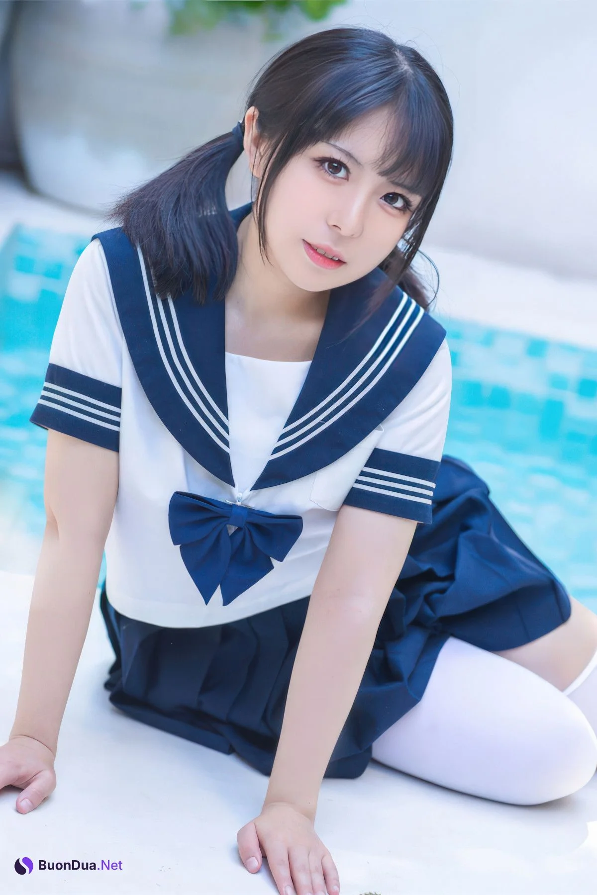 Cosplay 虎森森 JK死库水 JK Water Splash - Photo 6