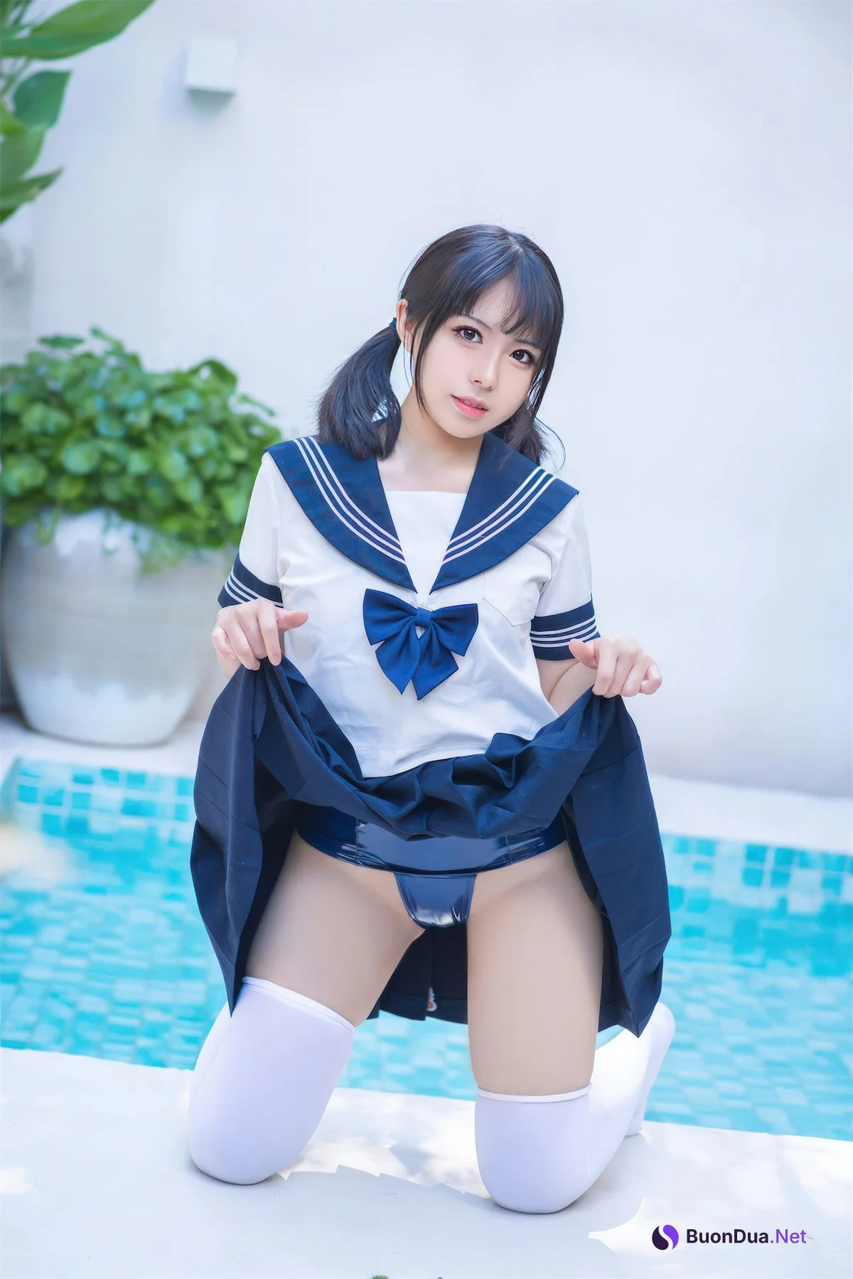 Cosplay 虎森森 JK死库水 JK Water Splash - Photo 7