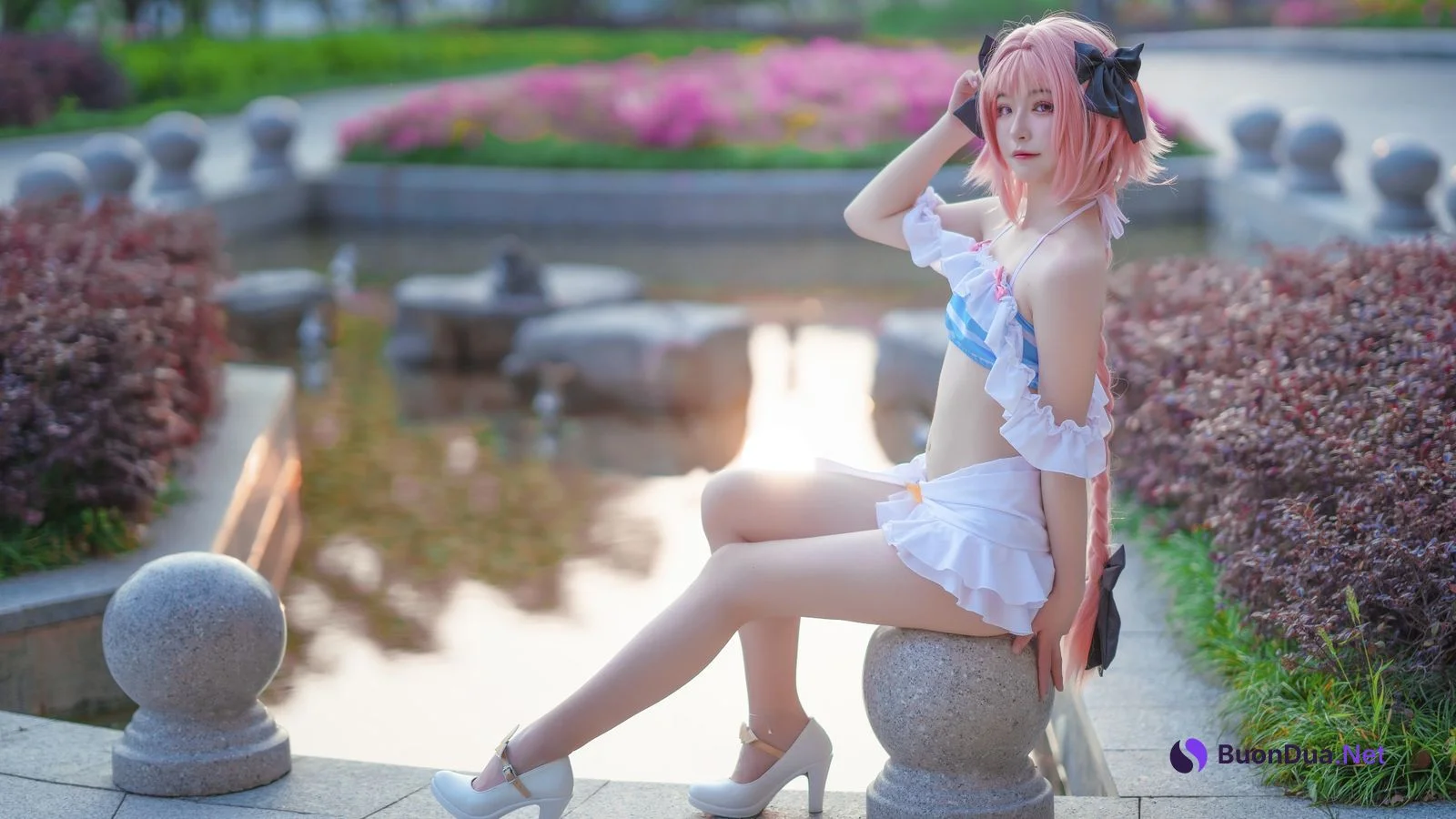 Cosplay 海藻酸钠 阿福jk 阿福泳装 Ray - Photo 12