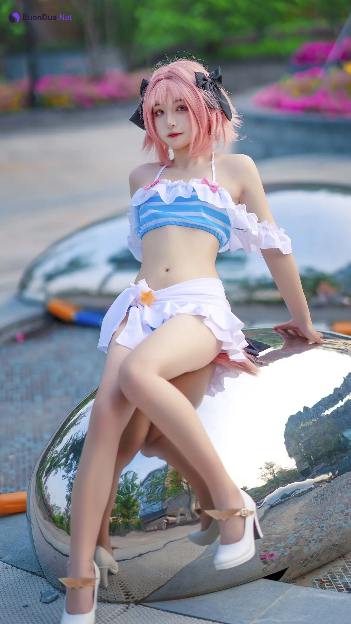 Cosplay 海藻酸钠 阿福jk 阿福泳装 Ray - Photo 15