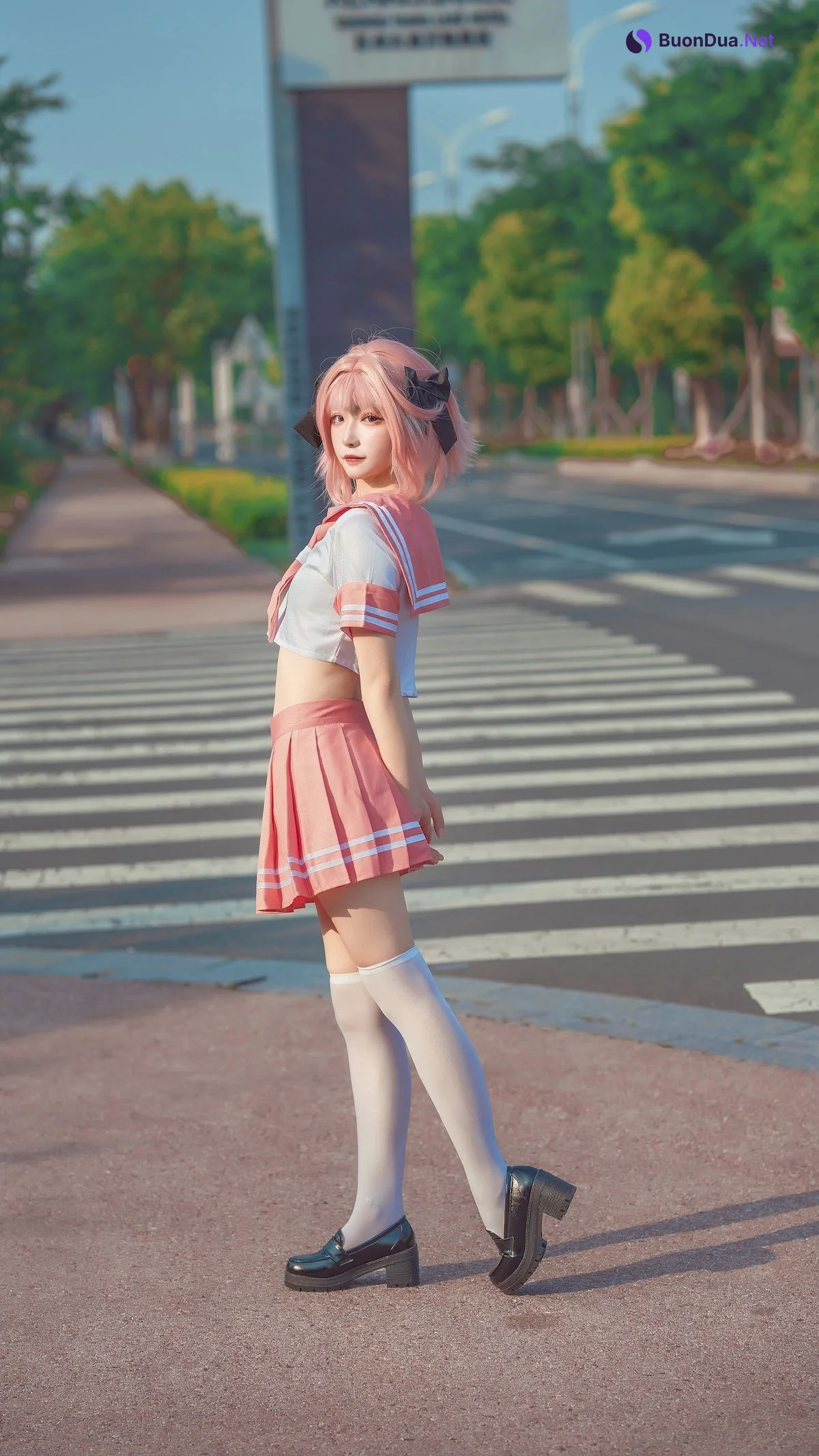 Cosplay 海藻酸钠 阿福jk 阿福泳装 Ray - Photo 3