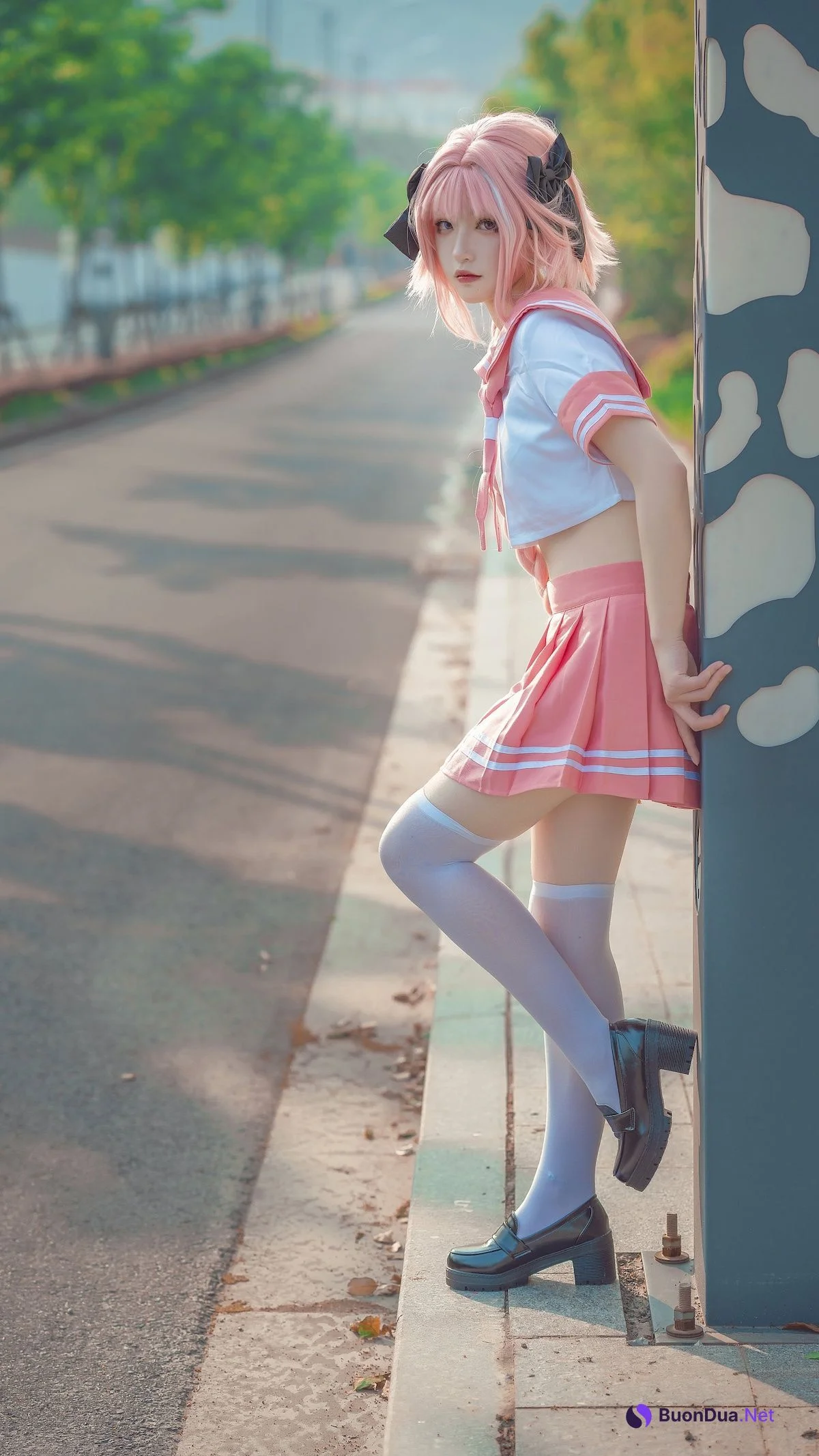 Cosplay 海藻酸钠 阿福jk 阿福泳装 Ray - Photo 5