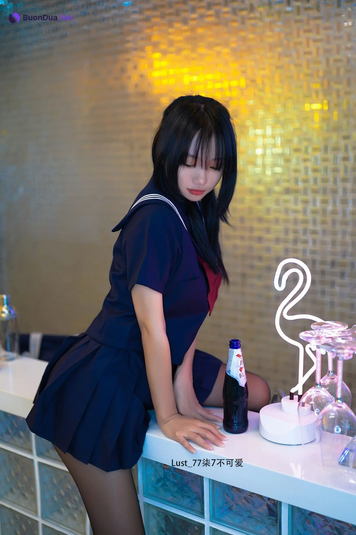 Cosplay 柒柒要乖哦 反差JK少女 Set.02 - Photo 7