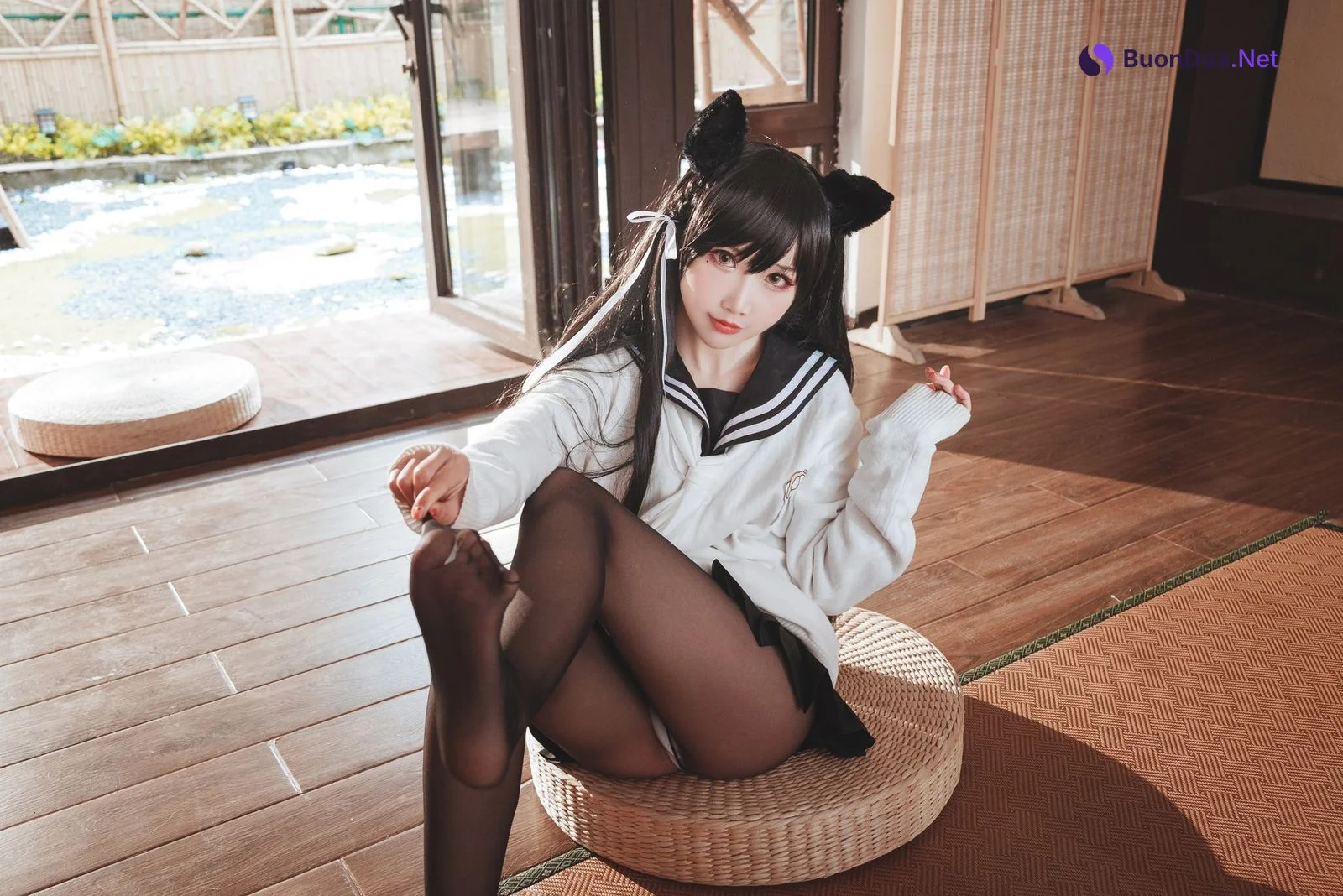 Cosplay 面饼仙儿 爱宕JK2 - Photo 3