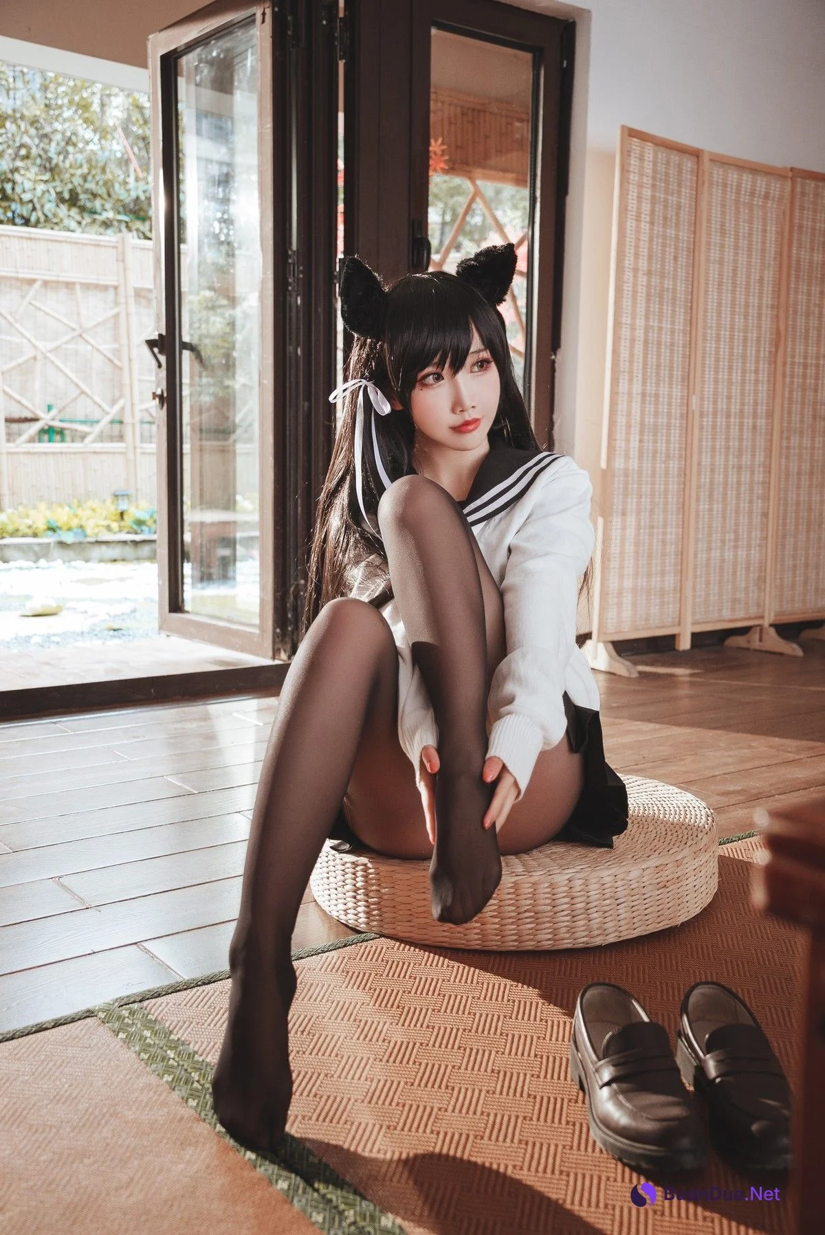 Cosplay 面饼仙儿 爱宕JK2 - Photo 4