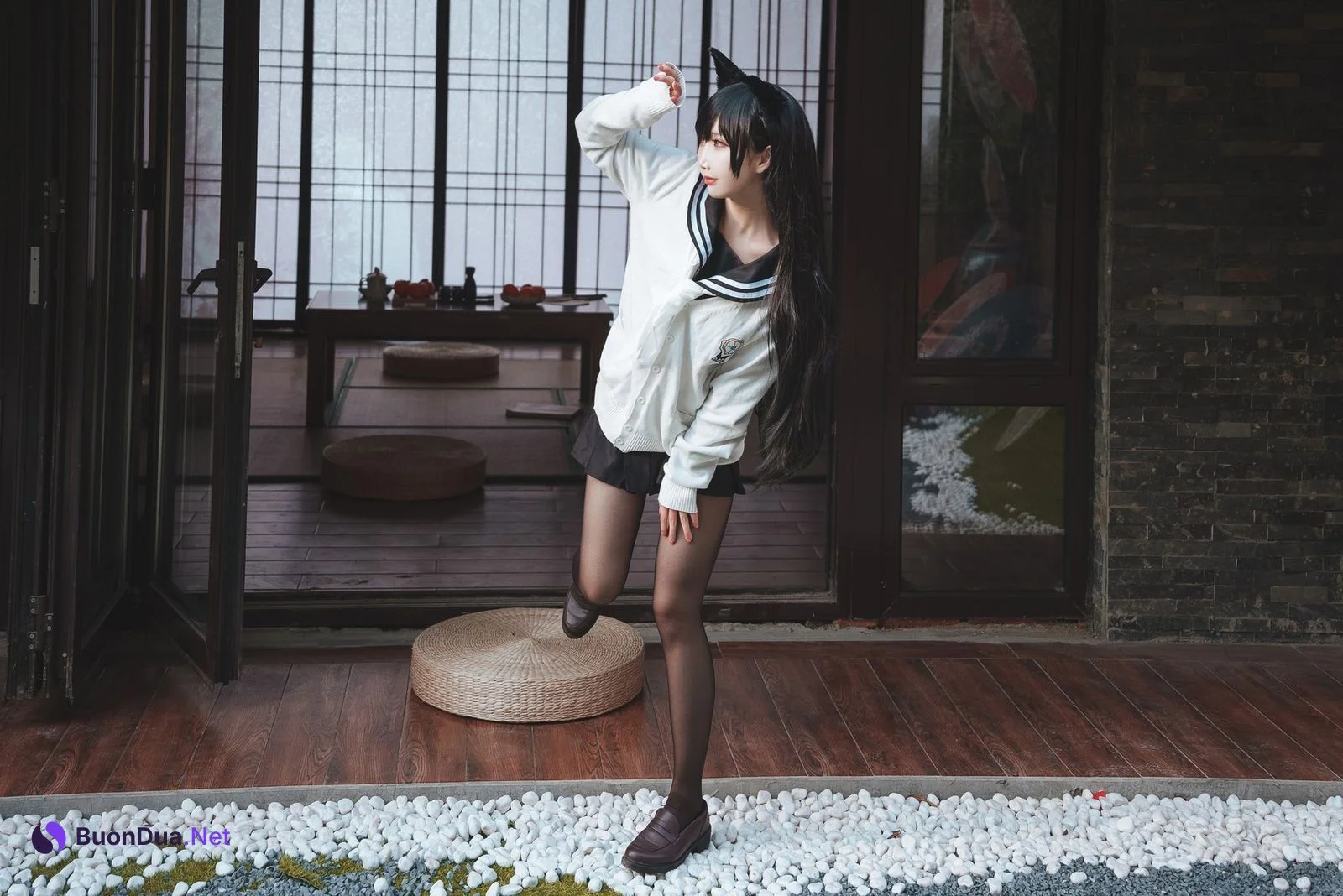 Cosplay 面饼仙儿 爱宕JK2 - Photo 5