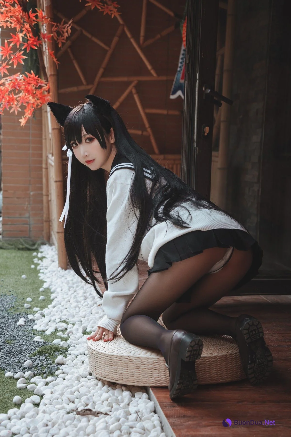 Cosplay 面饼仙儿 爱宕JK2 - Photo 9