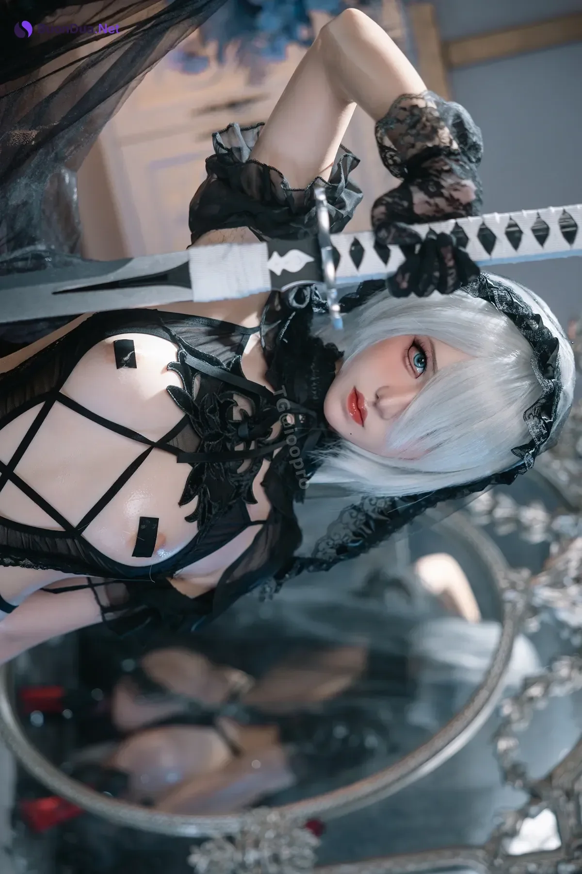 Cosplay 阿薰kaOri – 2B黑花嫁 - รูปภาพ 12