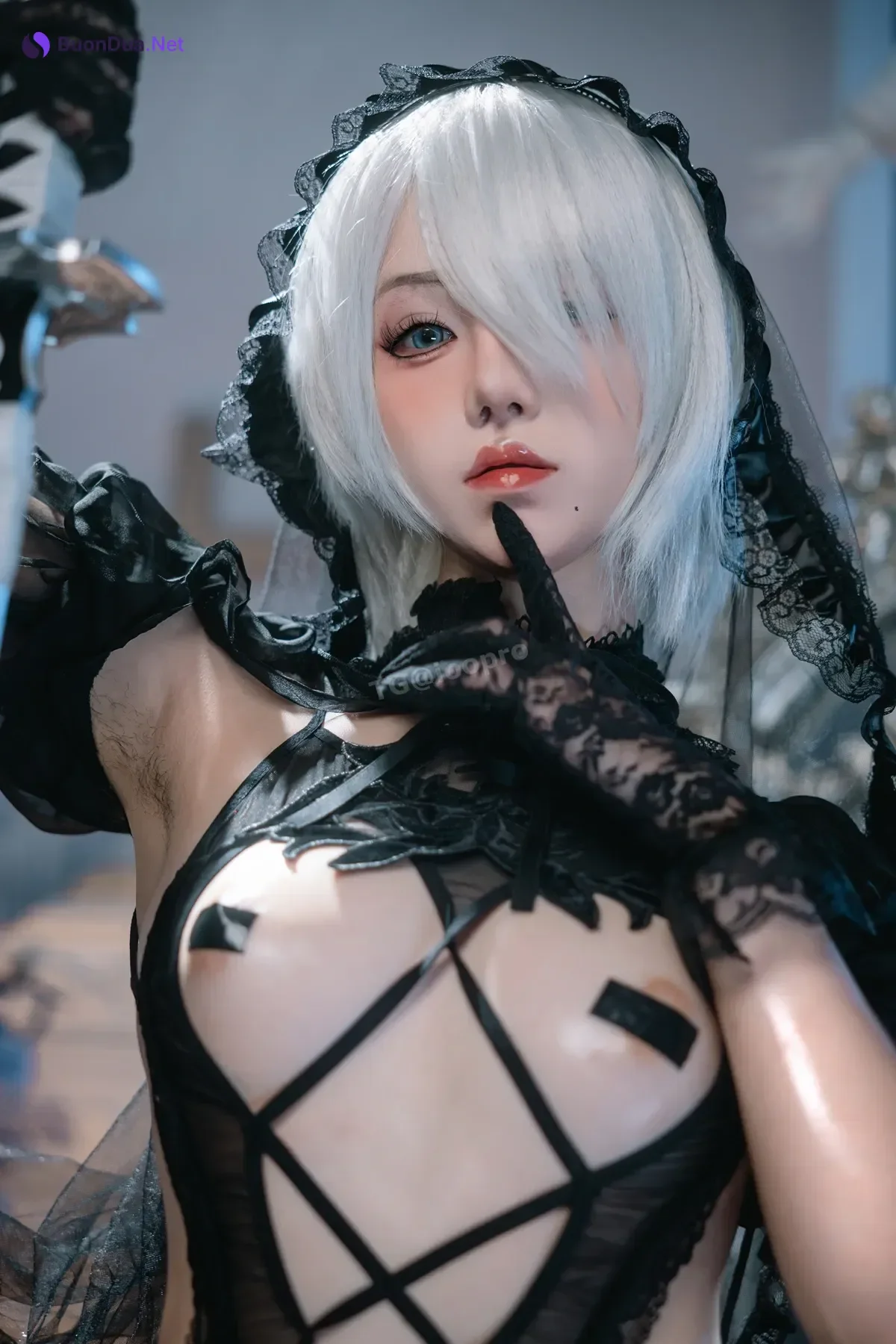 Cosplay 阿薰kaOri – 2B黑花嫁 - รูปภาพ 13