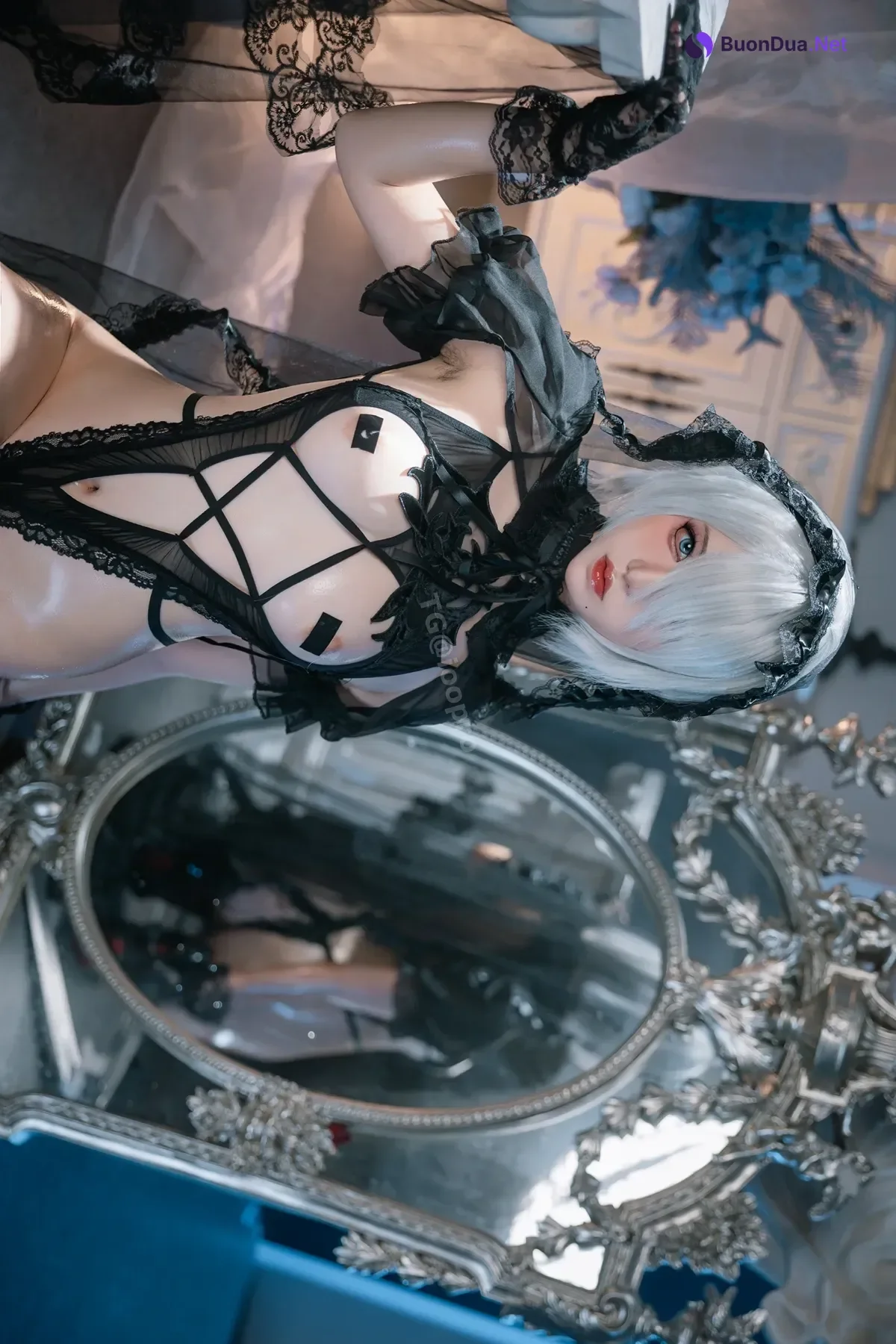 Cosplay 阿薰kaOri – 2B黑花嫁 - รูปภาพ 19