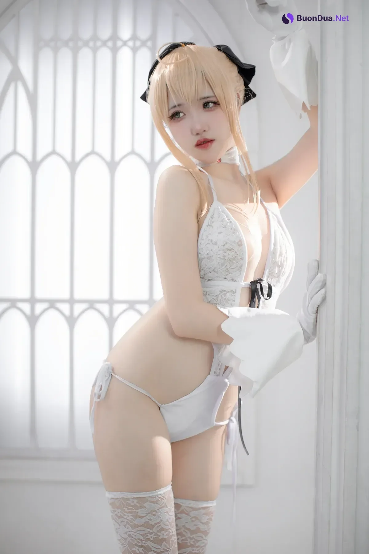 Cosplay 阿薰kaOri – FGO 白Saber - Photo 12