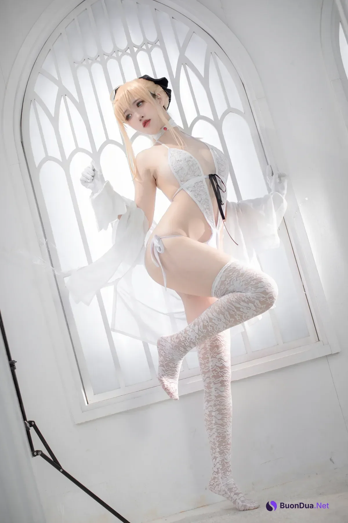 Cosplay 阿薰kaOri – FGO 白Saber - Photo 20