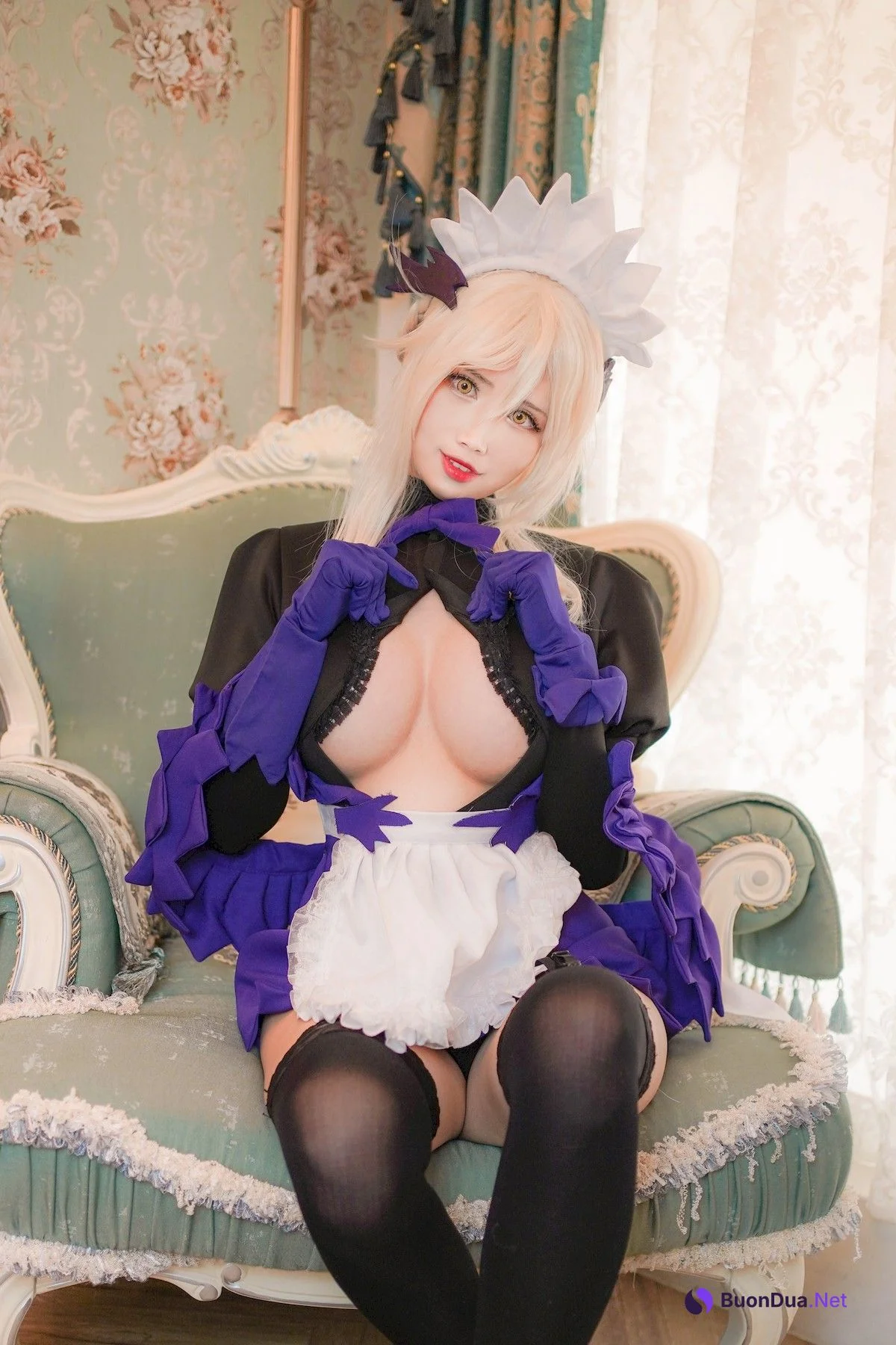 Cosplay KaYa萱 阿尔托莉雅女仆 - Photo 10