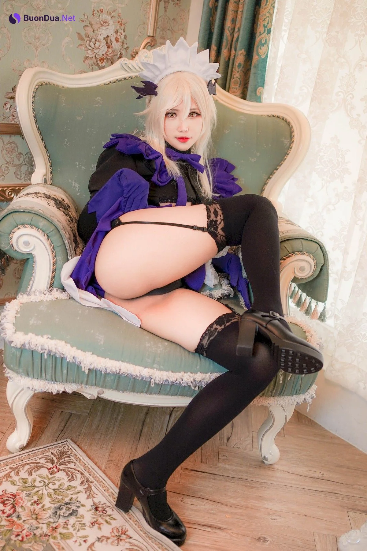 Cosplay KaYa萱 阿尔托莉雅女仆 - Photo 4