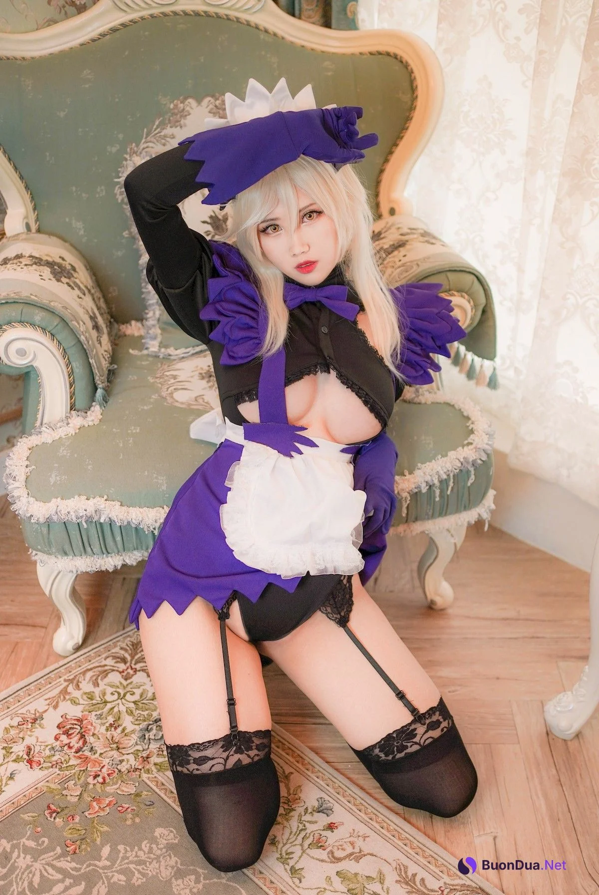 Cosplay KaYa萱 阿尔托莉雅女仆 - Photo 8