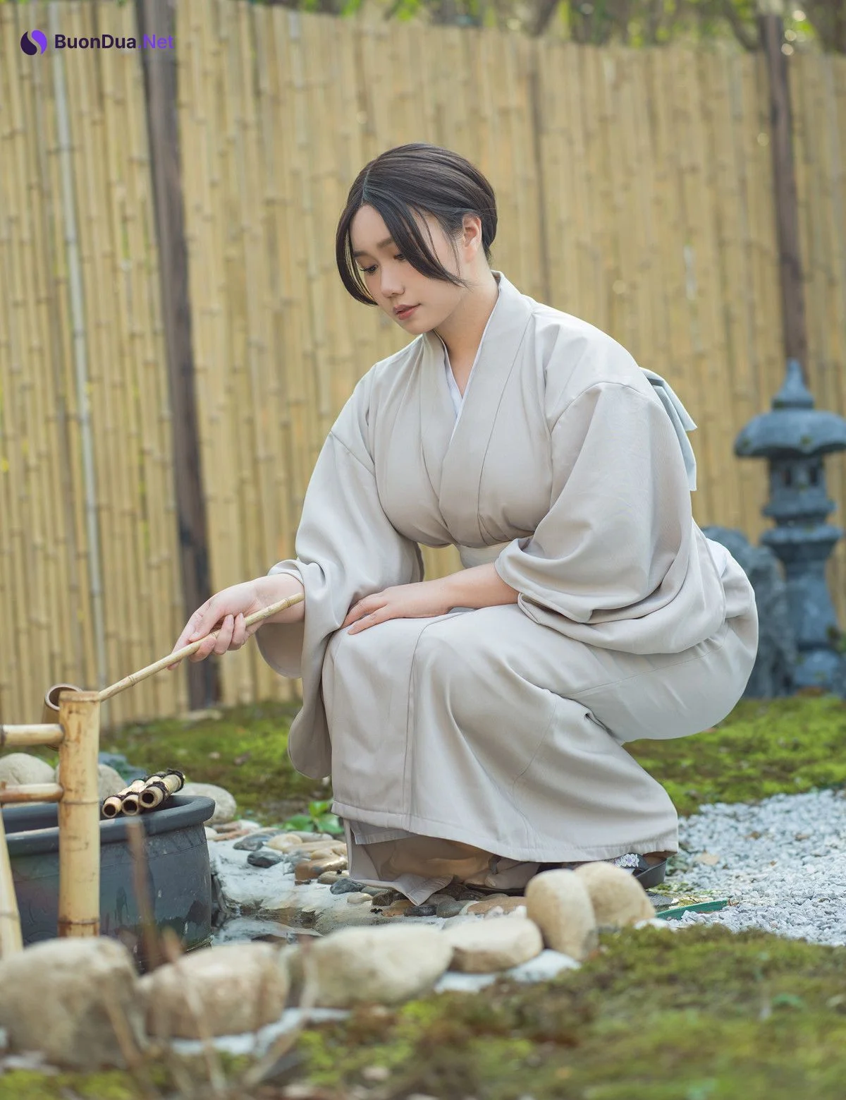 Cosplay 麻花麻花酱 兽耳和服 Kimono Set.01 - Photo 2
