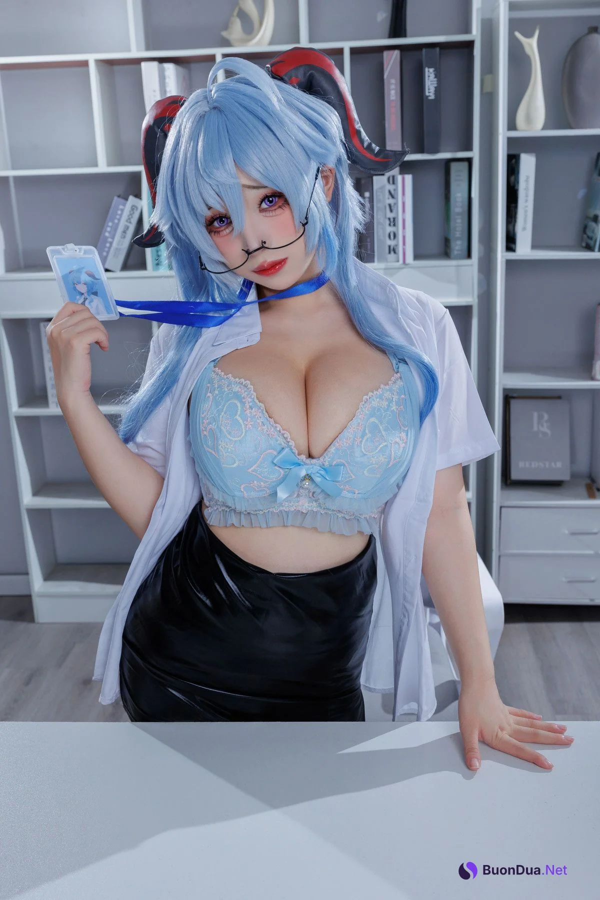 Cosplay 胡桃猫Kurumineko 甘雨OL - Photo 19