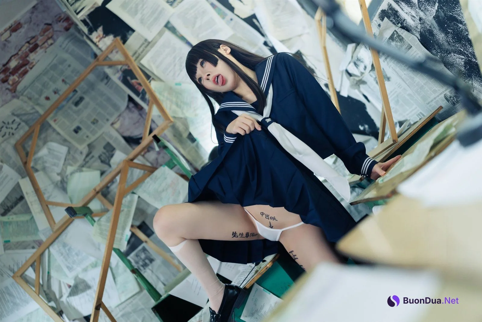 Cosplay 胡桃猫Kurumineko 反差学妹 Set.01 - Photo 2