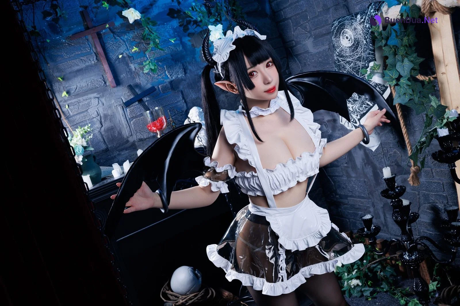 Cosplay 胡桃猫Kurumineko 女仆吸血姬 Vol.01 - 사진 4