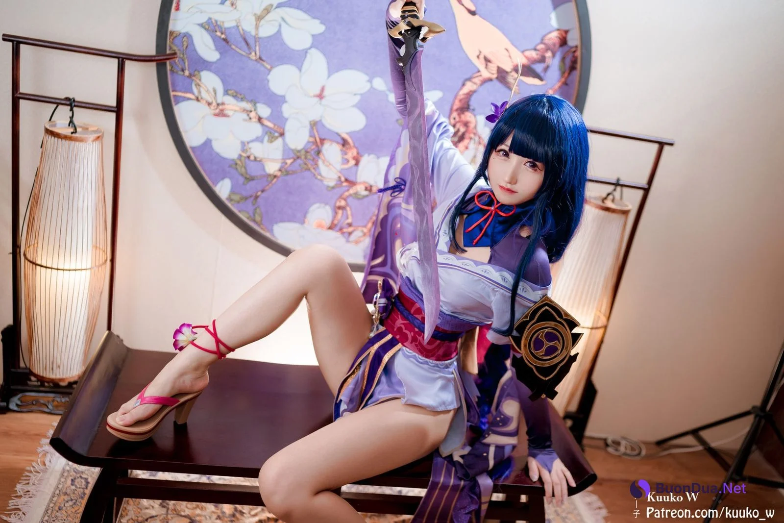 Cosplay KuukoW Baal Genshin Impact - Photo 3