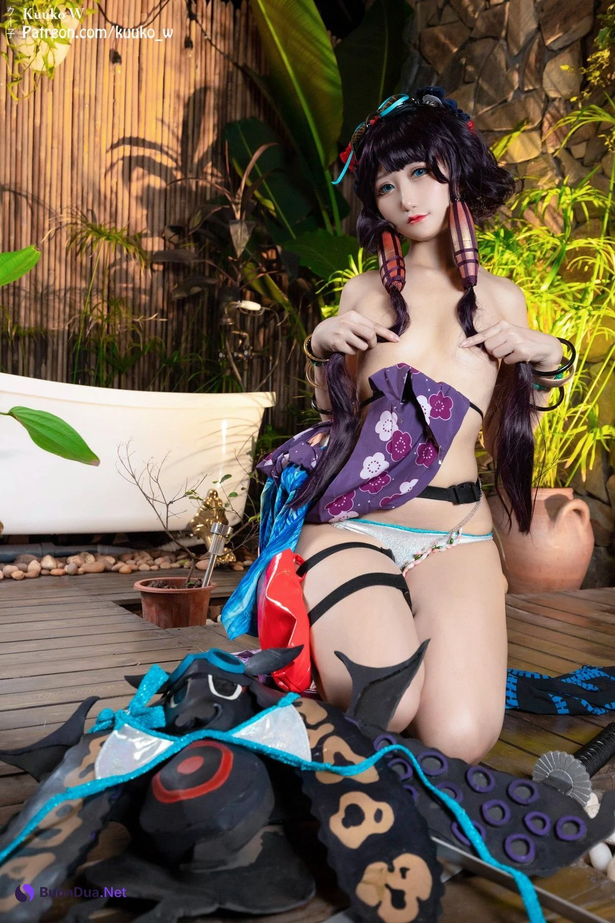 Cosplay KuukoW クー子 Houkusai Saber - Photo 7